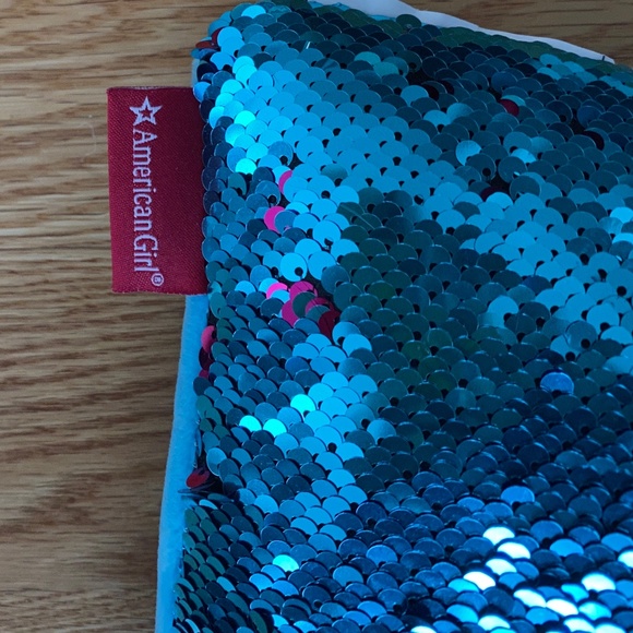 American Girl NWOT Sequins Pillow - Picture 3 of 8